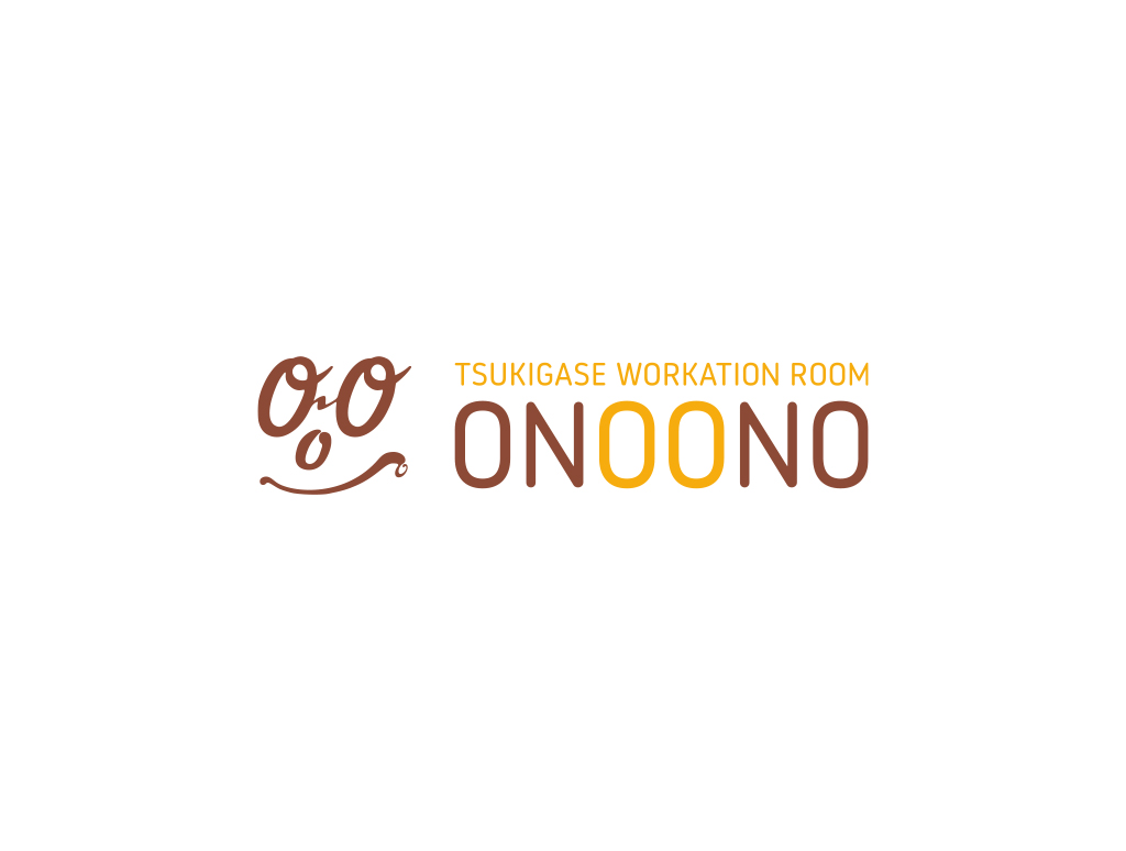 ONOONOのロゴマークとロゴタイプの横並び配置