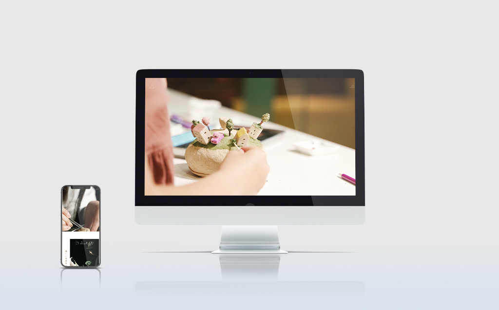 森のねんど・dekikotoのウェブサイトのPC・スマートフォン表示