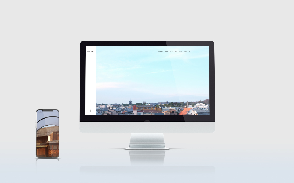 bird birdのウェブサイトのPC・スマートフォン表示